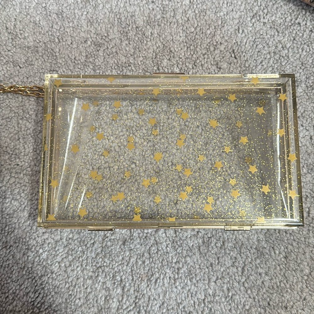 Clear star crossbody hard case